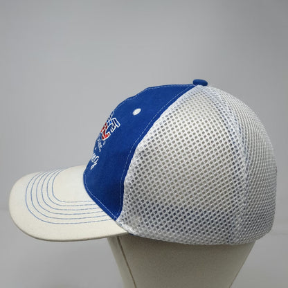 MMPR Marketing Baseball Cap Blue White One Size ABC Supply Co Racing AJ Foyt hat