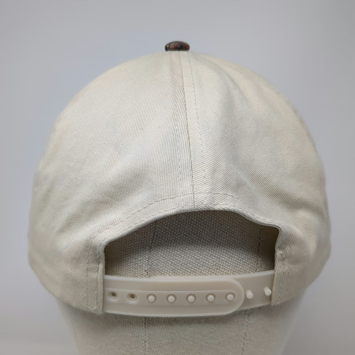 David and Young 5 Panel Beige Camo OSFM Cool It Cowboy Snapback Flat Brim Hat