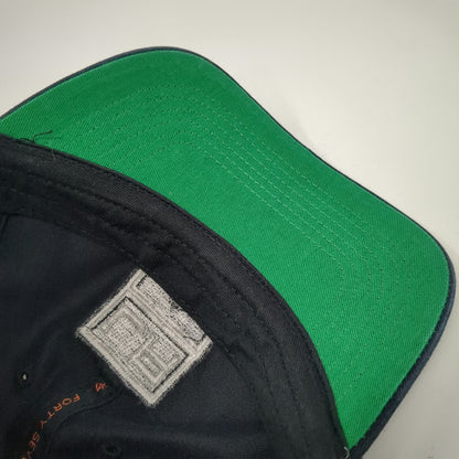 '47 Los Angeles Kings NHL Blue Size M Fitted Green Underbrim Shield Hockey Hat