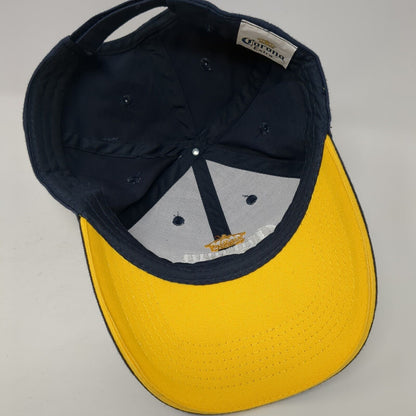 Corona Extra Strapback Hat Blue One Size Adjustable Embroidered 6 Panel Cotton