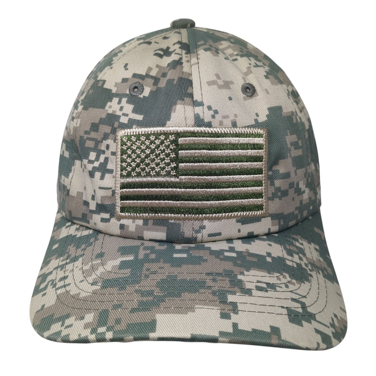 USA Flag Slideback Baseball Cap Multicolor One Size Adjustable Patriotic IIN