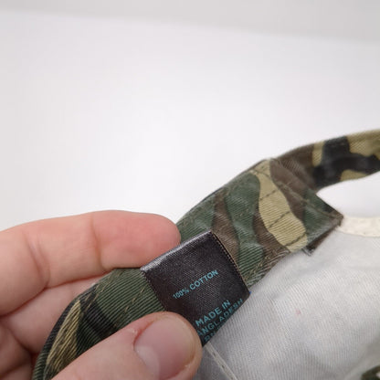 912 Slideback Hat Camouflage One Size Adjustable Embroidered Distressed District