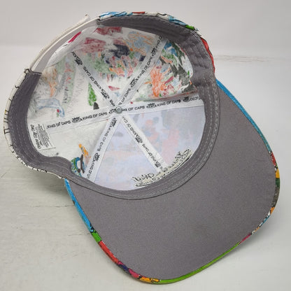 Capsmith Grizzly Wolf Discovery Center Baseball Cap Hat Multicolor One Size