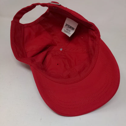Victoria's Secret PINK Slideback Hat Red One Size Adjustable 6 Panel