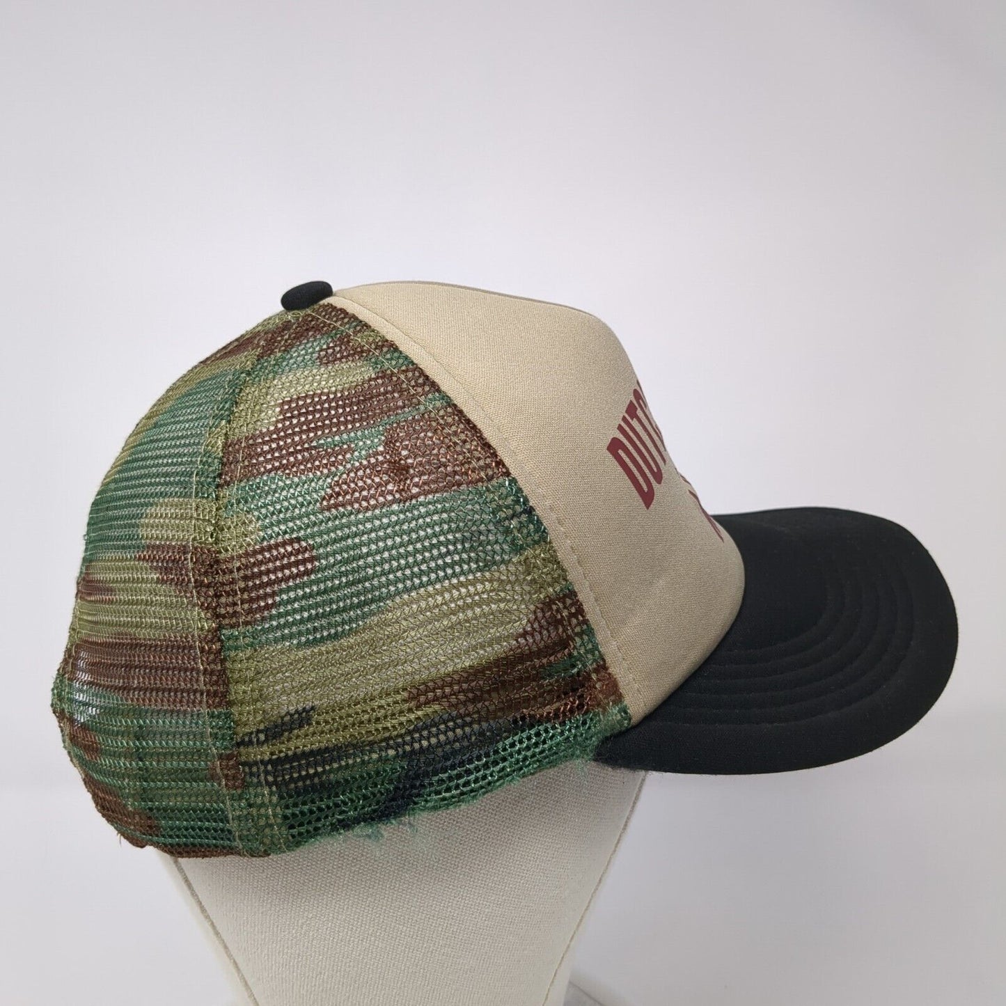 Dutch State Of Mind Snapback Mesh Back Trucker Hat Camo One Size District