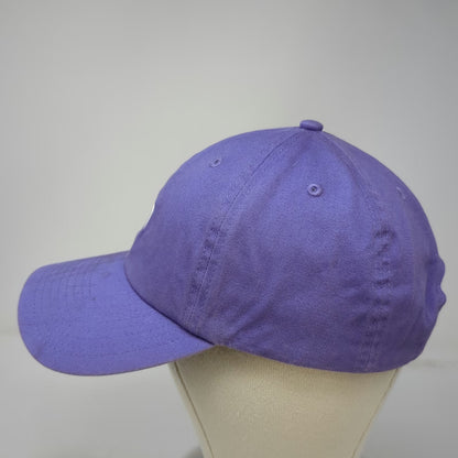 Hurley Snapback Hat Purple One Size Embroidered Logo 100% Cotton Adjustable Cap