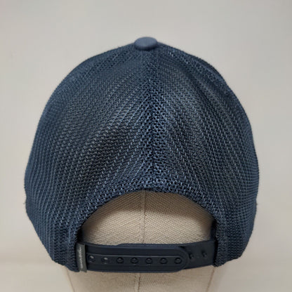 The Hackers Paradise Limited Series Snapback Trucker Hat Blue One Size Mesh Back