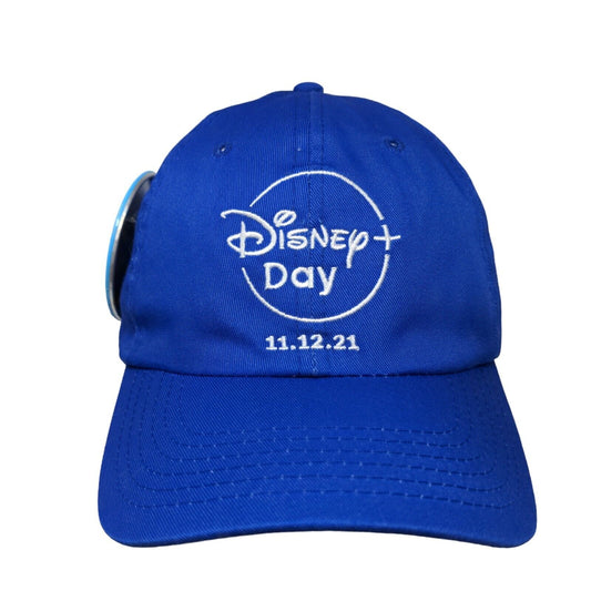 Disney Day 11.12.21 Strapback Hat Blue OSFM Adjustable Embroidered 6 Panel