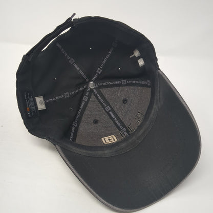 5.11 Tactical Strapback Hat Black One Size Adjustable Embroidered Logo