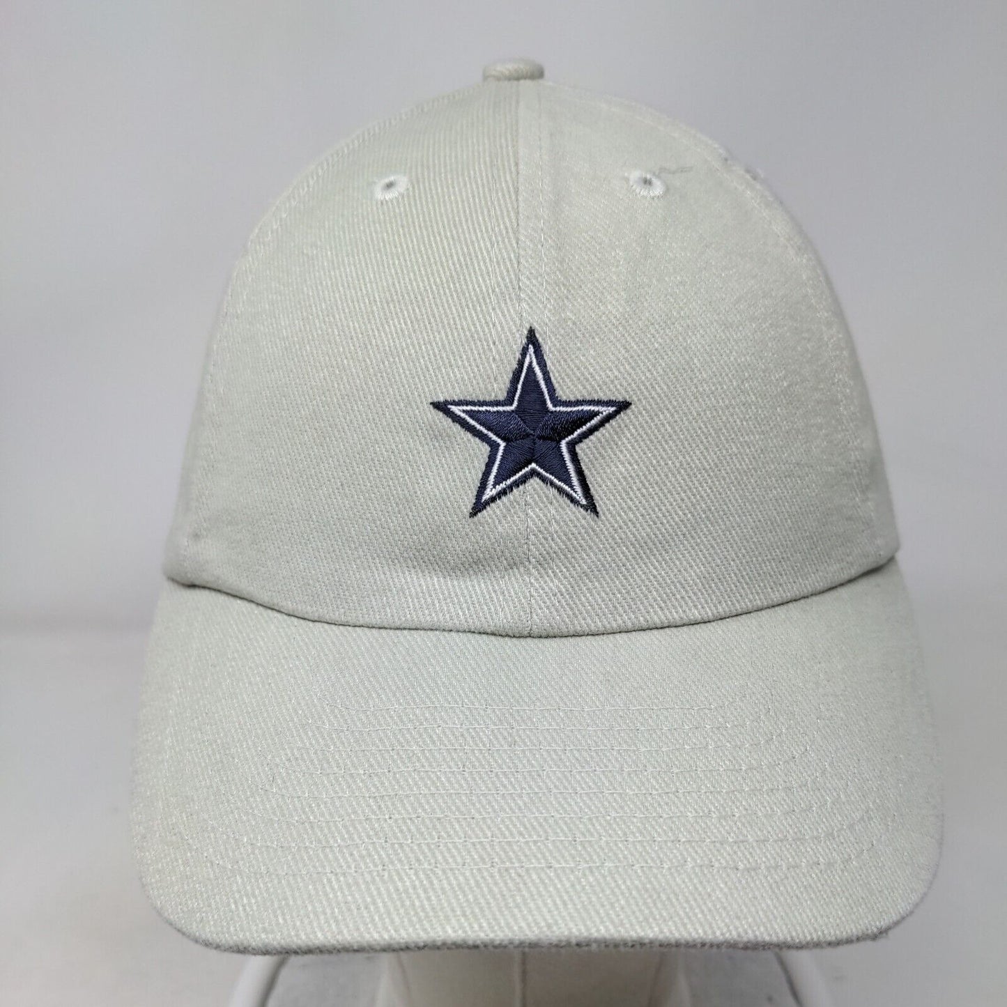 Dallas Cowboys Strapback Hat Tan OSFA Embroidered Logo Adjustable NFL