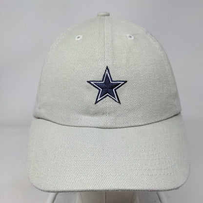 Dallas Cowboys Strapback Hat Tan OSFA Embroidered Logo Adjustable NFL