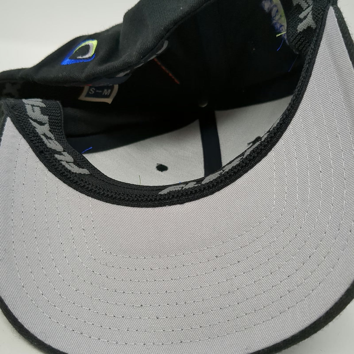 Flexfit Yupoong Baseball Cap Black M US Ecology Safety 360 Logo Embroidered hat
