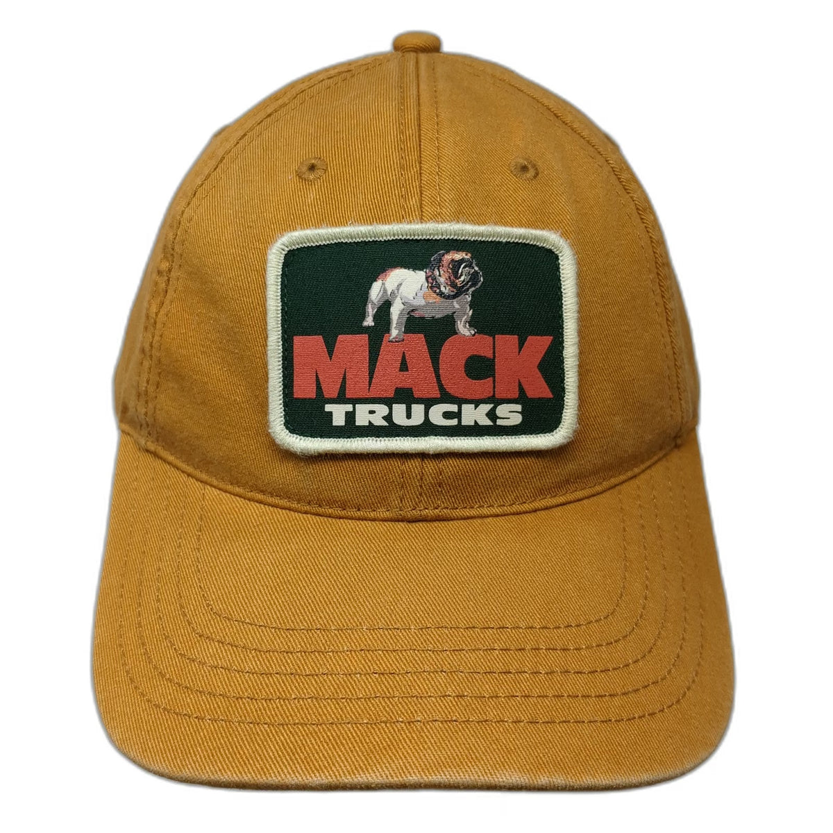 American Needle Mack Trucks Bulldog Baseball Cap Brown One Size Strapback Hat