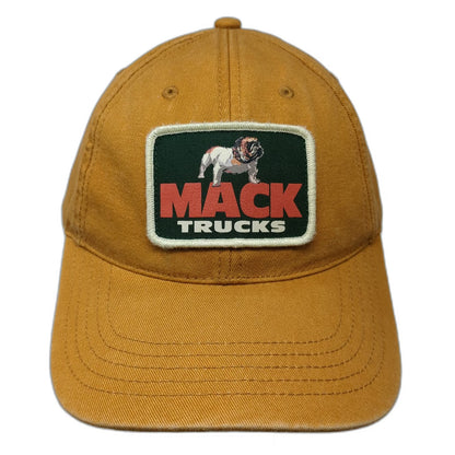 American Needle Mack Trucks Bulldog Baseball Cap Brown One Size Strapback Hat