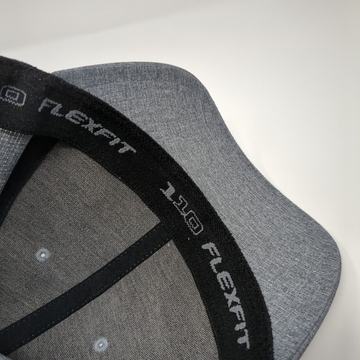 Yupoong Snapback Hat Gray One Size Adjustable 110 Flexfit Tech Blank Polyester