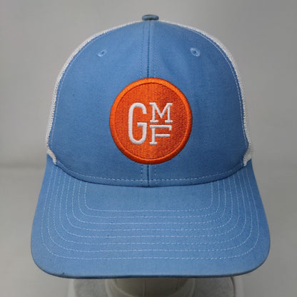 GMF Snapback Mesh Back Trucker Hat Blue One Size Colorblock Richardson