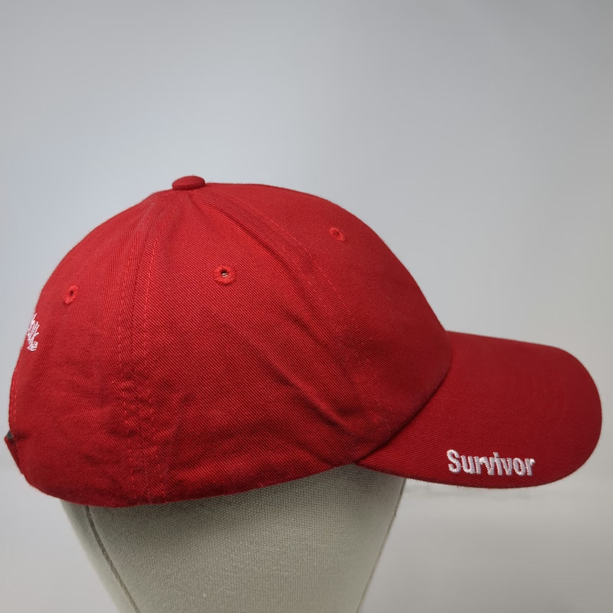 American Heart Association Heart Walk Red One Size Baseball Cap Survivor Hat