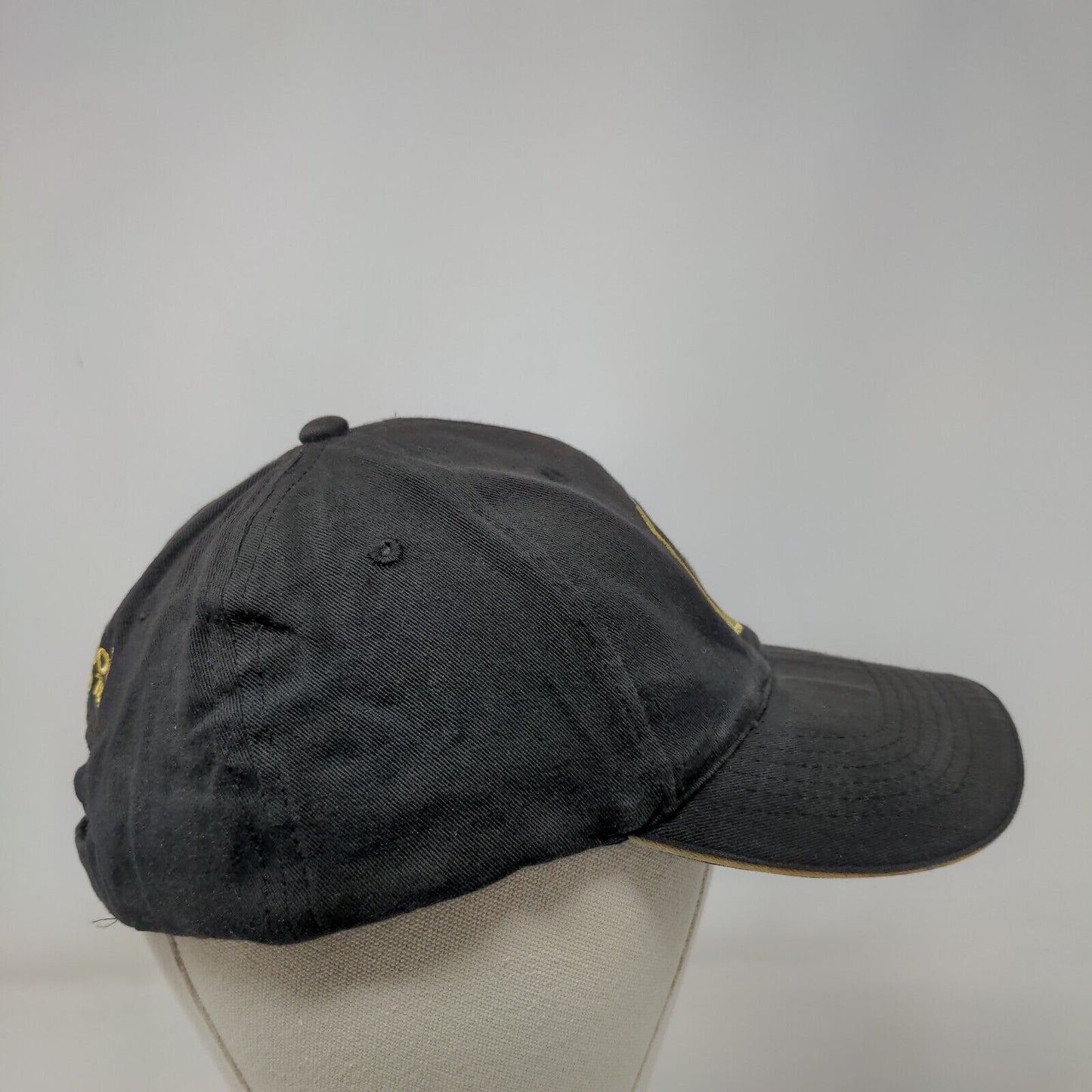 Ingersoll Cutting Tools Gold Rush Strapback Hat Black One Size 6 Panel