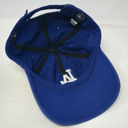 '47 MLB Los Angeles Dodgers Baseball Cap Blue One Size Slideback Embroidered Hat