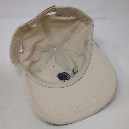 C-Side Sales Baseball Cap Beige One Size Strapback Palmetto Moon Hilton Head Hat