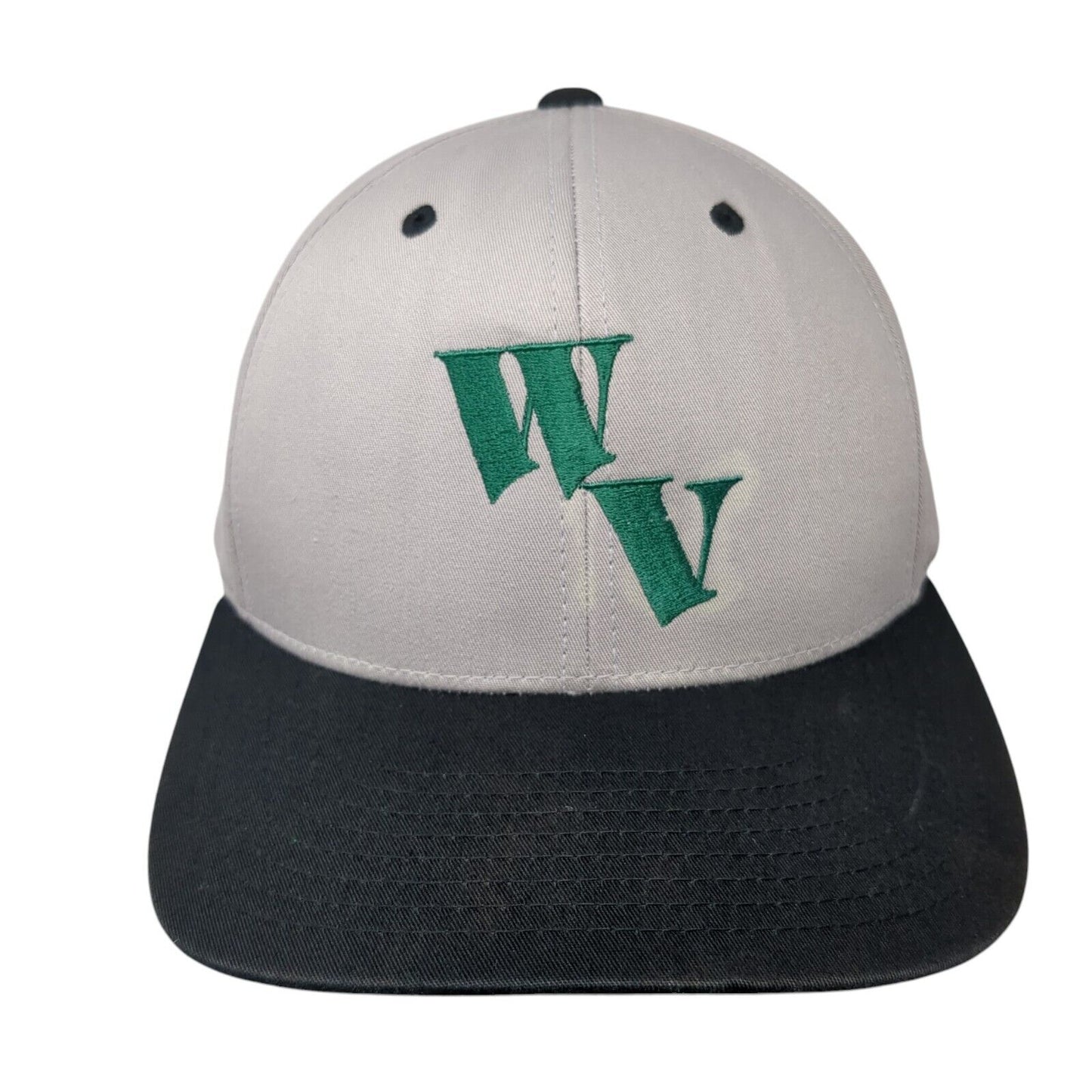 WV Adult Strapback Hat Gray One Size Adjustable Embroidered Pacific Headwear