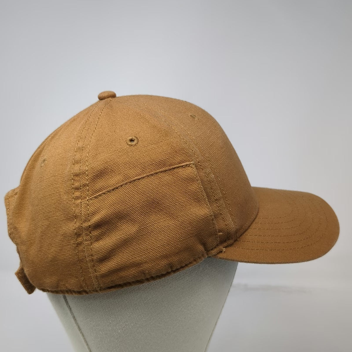 George Baseball Cap Brown One Size Side Pocket Button Detail Strapback Hat
