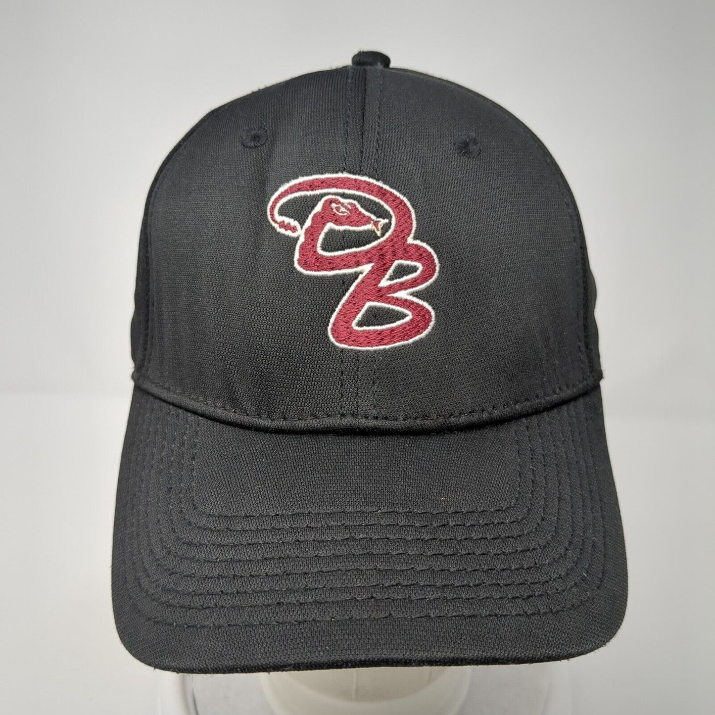 DB Southern Illinois Fitted Hat Black Medium Embroidered UAB300 Under Armour