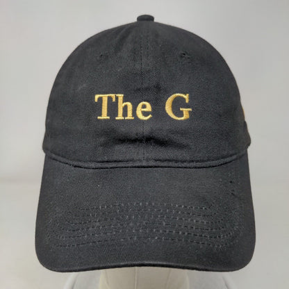 The G Slideback Hat Black One Size Adjustable Embroidered Port & Company Cotton