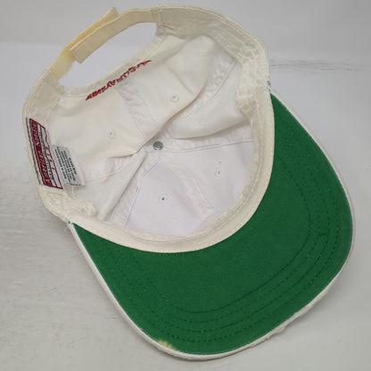 American Needle White Baseball Cap One Size Vineyards CC Naples Green Underbrim