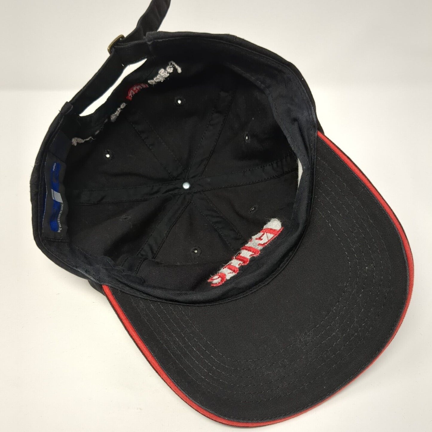 Elite Ask For The Red Edge Slideback Hat Black One Size Adjustable Embroidered