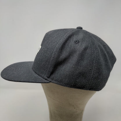 Otto Men's Snapback Hat Gray OSFM Embroidered Outcry Tour Logo Acrylic Wool