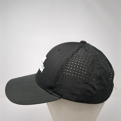 All Out Mayhem Strapback Hat Black One Size Embroidered Perforated