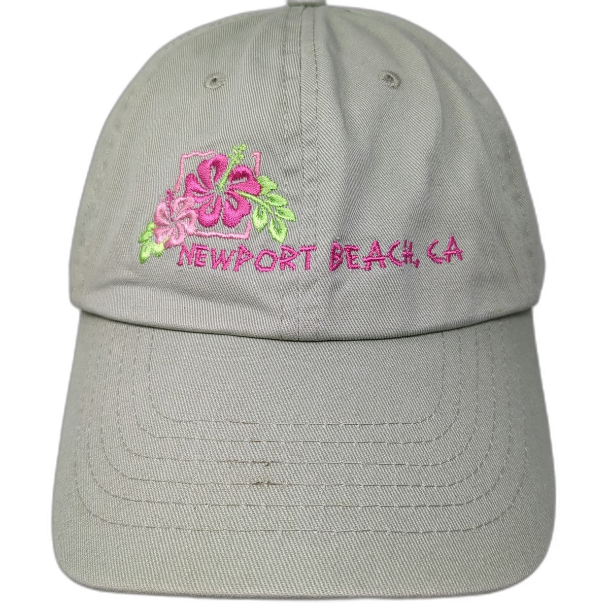 Dorfman Pacific Co. Baseball Cap Green One Size Flower Newport Beach Hat