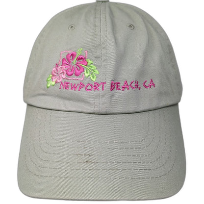Dorfman Pacific Co. Baseball Cap Green One Size Flower Newport Beach Hat