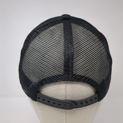 HG Snapback Mesh Back Trucker Hat Black OSFA Adjustable Embroidered