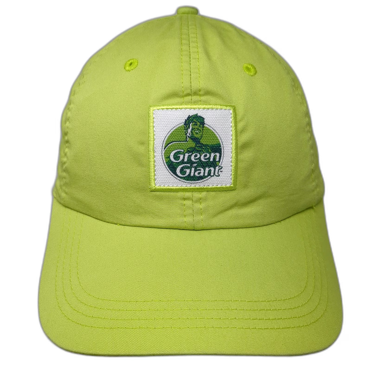 Ahead Baseball Cap Green One Size Lightweight Cotton Strapback Logo Patch Hat