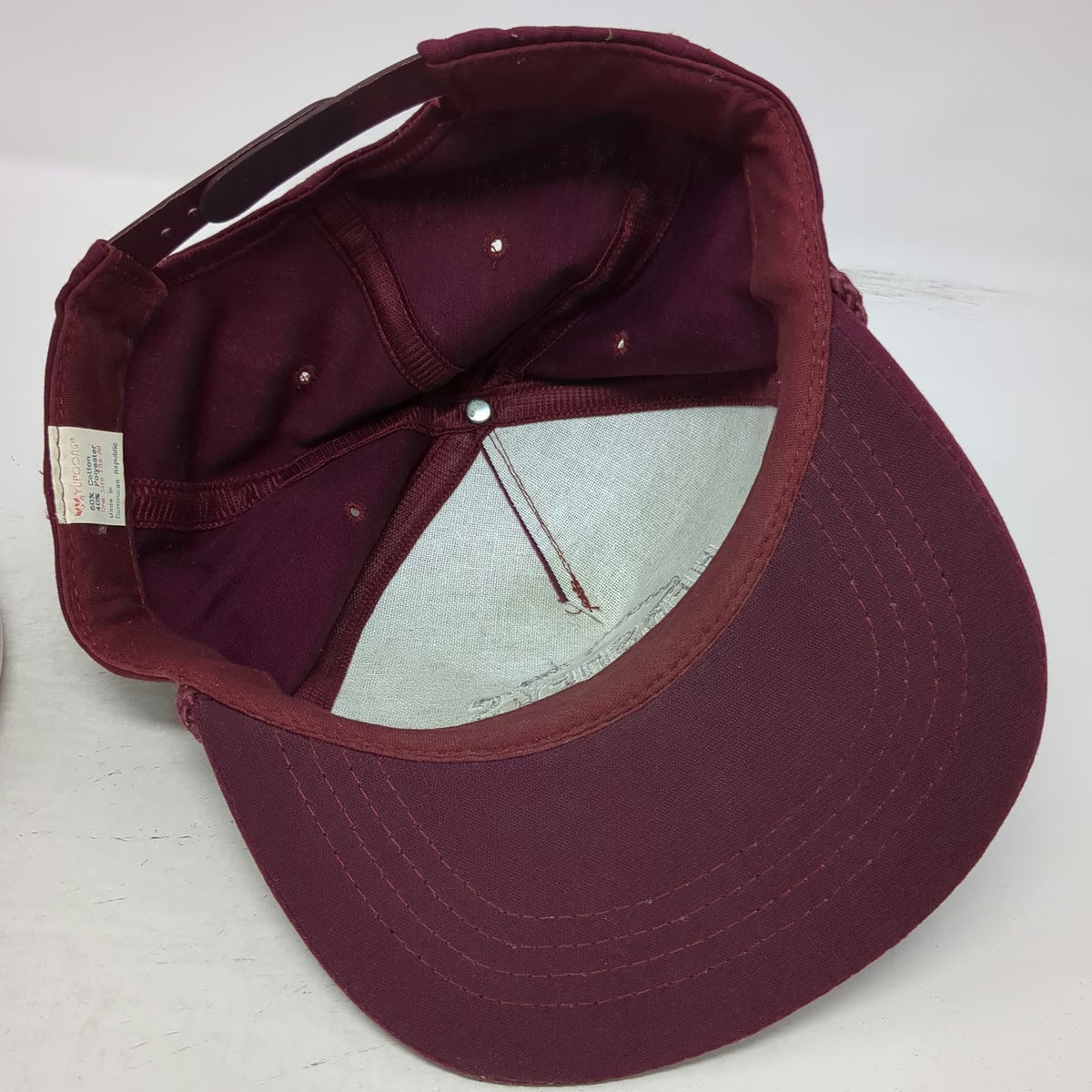 Yupoong 5 Panel Red Hat One Size Hershey's Chocolate Town USA Rope Snapback