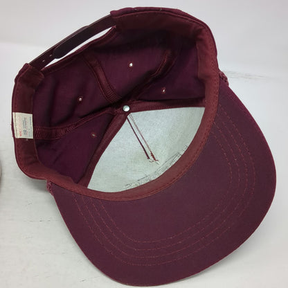 Yupoong 5 Panel Red Hat One Size Hershey's Chocolate Town USA Rope Snapback