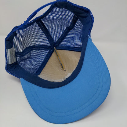 Idaho Upland Game Permit Snapback Trucker Hat Blue OSFA Mesh Back Rope