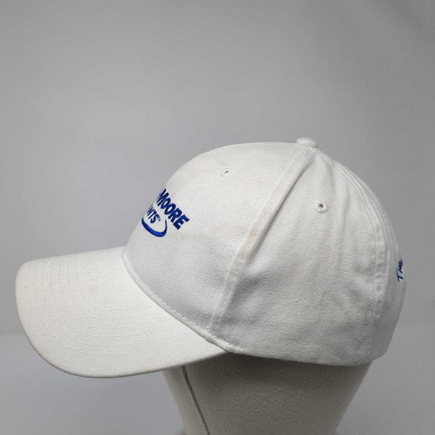 Kelly-Moore Paints Slideback Hat White One Size Adjustable Embroidered