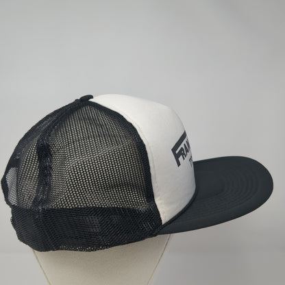 Frank Wood Trucking Snapback Rope Trucker Hat Black One Size Mesh Back