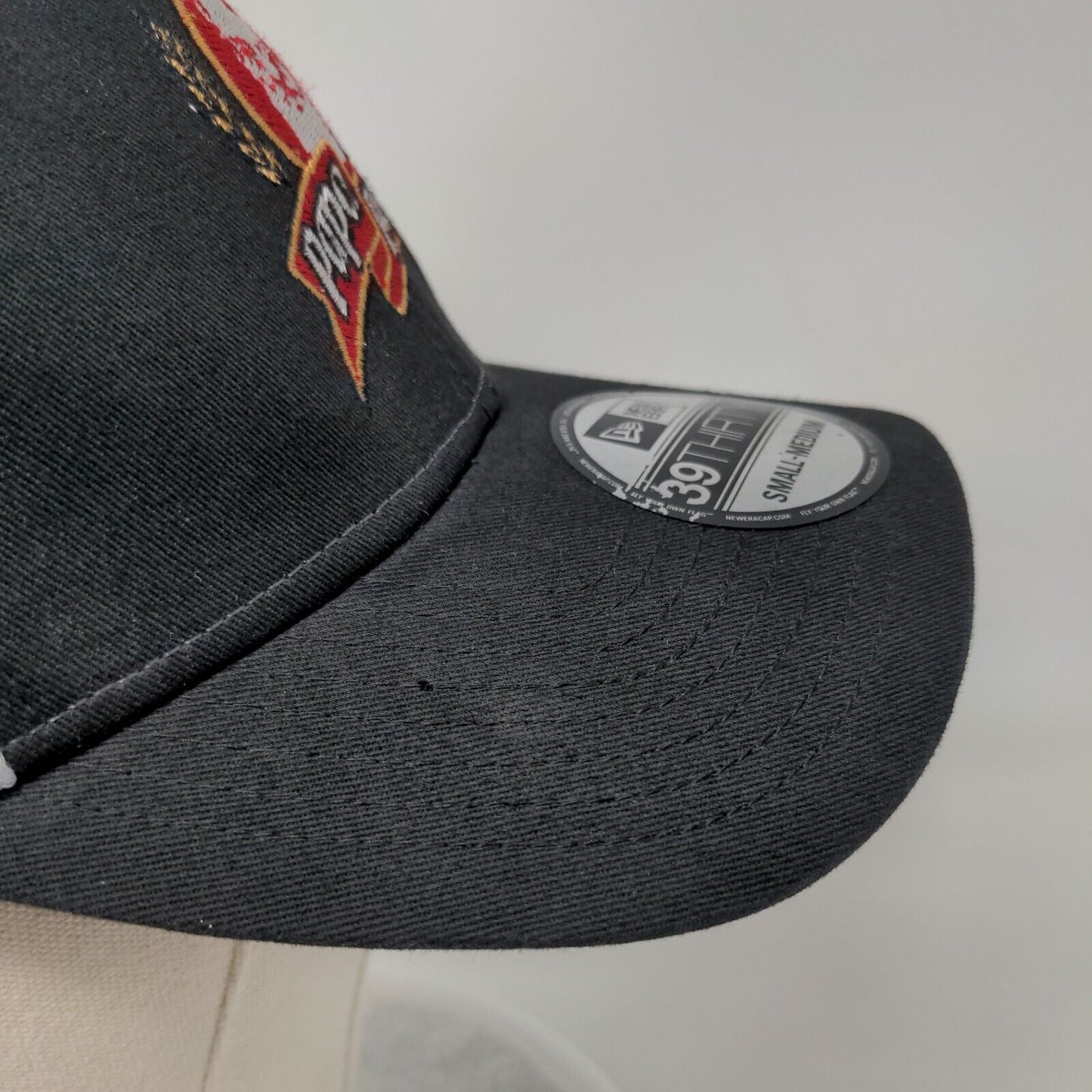 Papa Pita Fitted Mesh Back Hat Black S/M Embroidered New Era 39Thirty