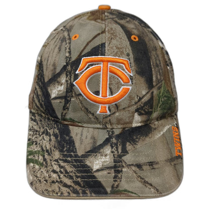 Minnesota Twins MLB Fan Favorite Baseball Cap Brown One Size Camo Strapback