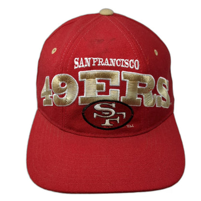 San Francisco 49ers NFL Starter Trucker Hat Red Snapback Wool Pro Line Vintage