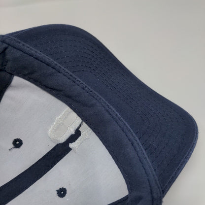 OL Youth Strapback Hat Blue One Size Adjustable Embroidered Outdoor Cap