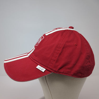 Dodge Ram Logo Strapback Hat Red One Size Adjustable Chase Authentics