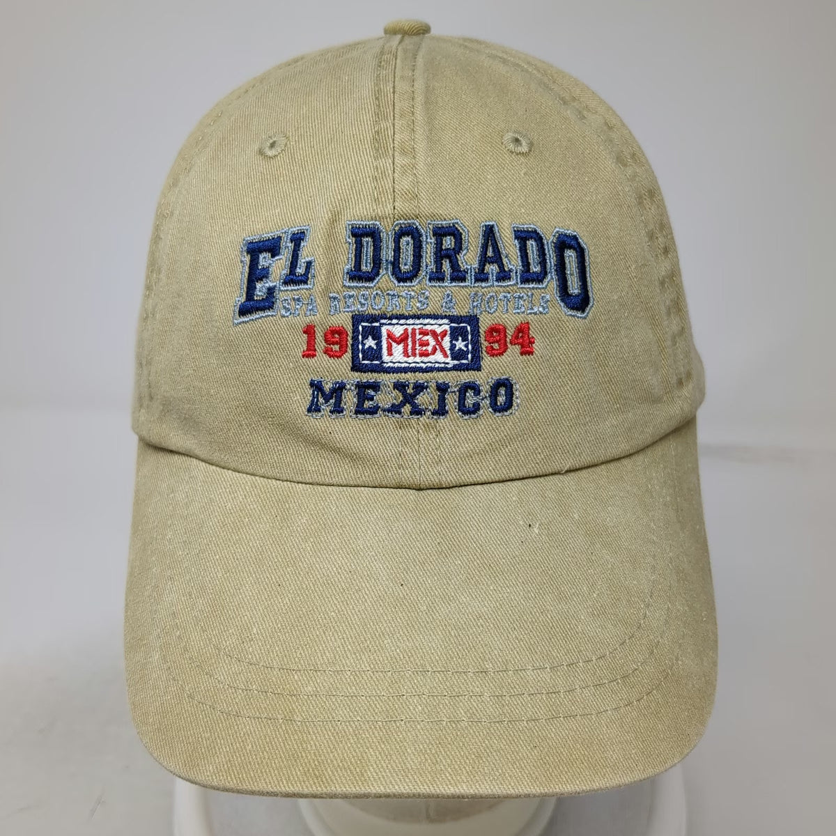 Caribbean Side Baseball Cap Beige One Size El Dorado Mexico Spa Resort Hat