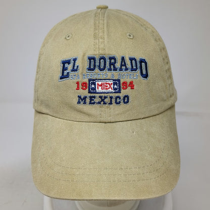 Caribbean Side Baseball Cap Beige One Size El Dorado Mexico Spa Resort Hat