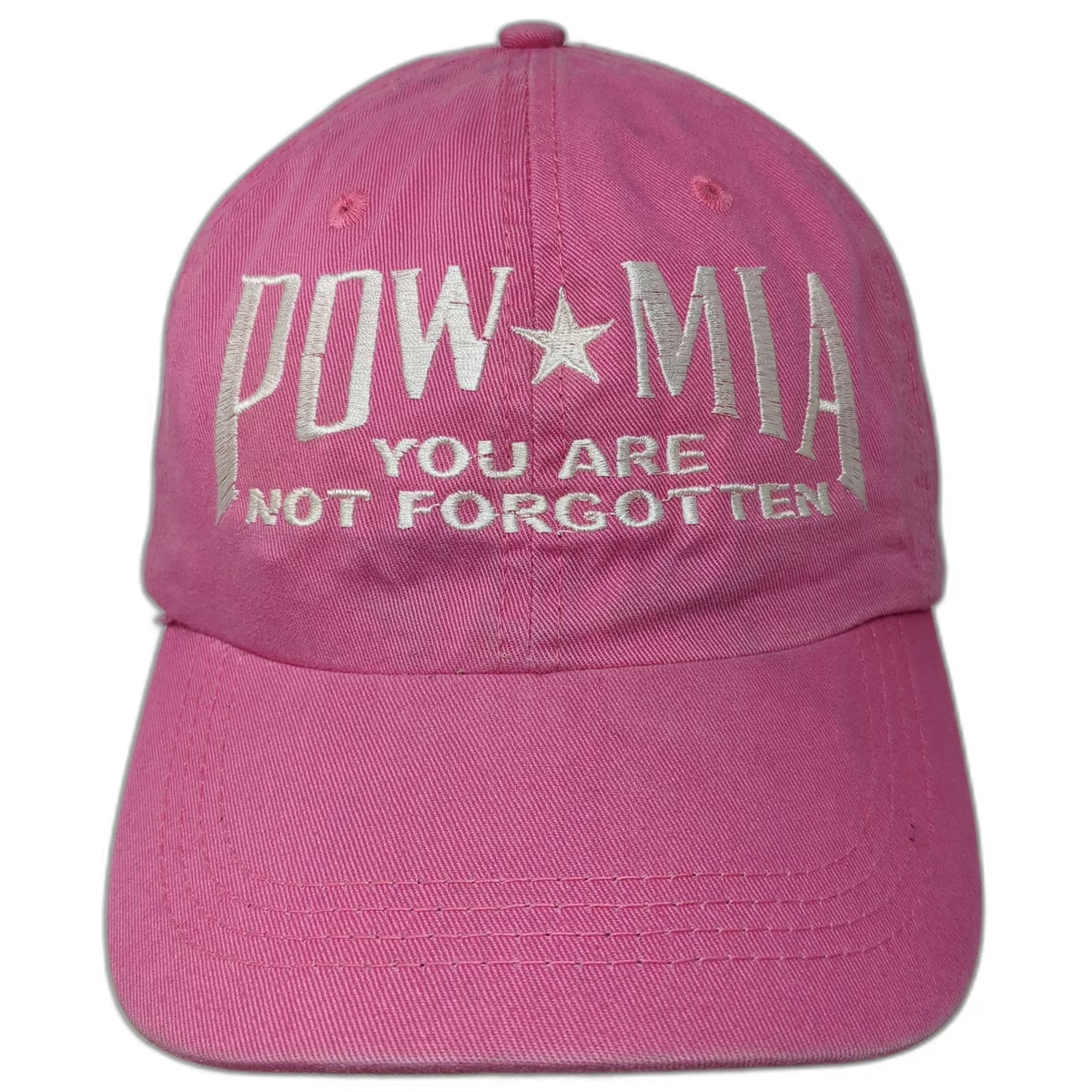 Alternative POW MIA You Are Not Forgotten Hat Pink OSFM Baseball Cap Slideback