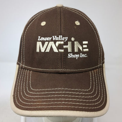 Otto Baseball Cap Brown One Size Lower Valley Machine Shop Strapback Hat
